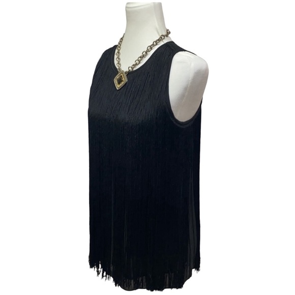 Michael Kors Fringes Sleeveless Blouse - Picture 4 of 6